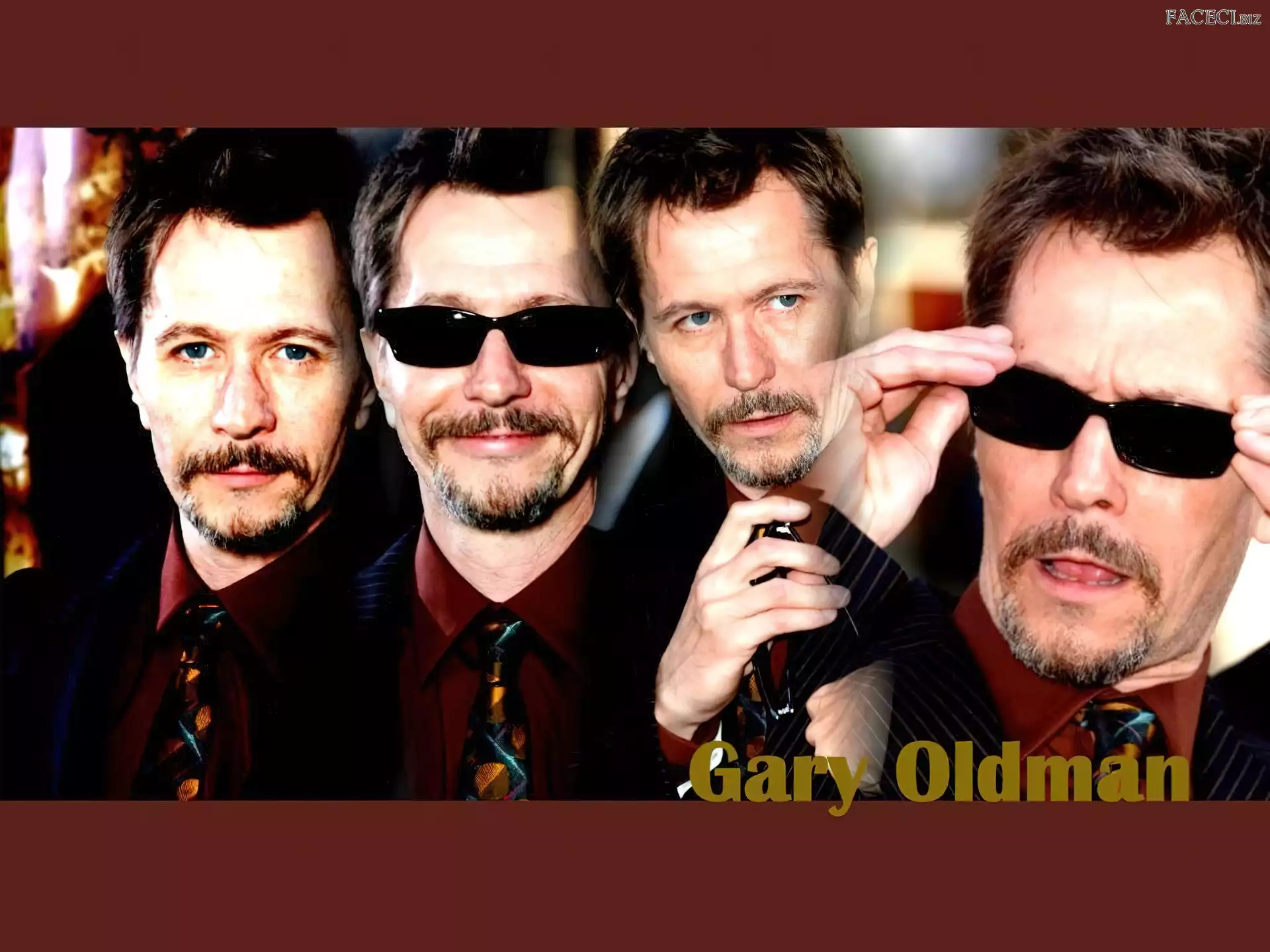 niebieskie oczy, Gary Oldman, okulary